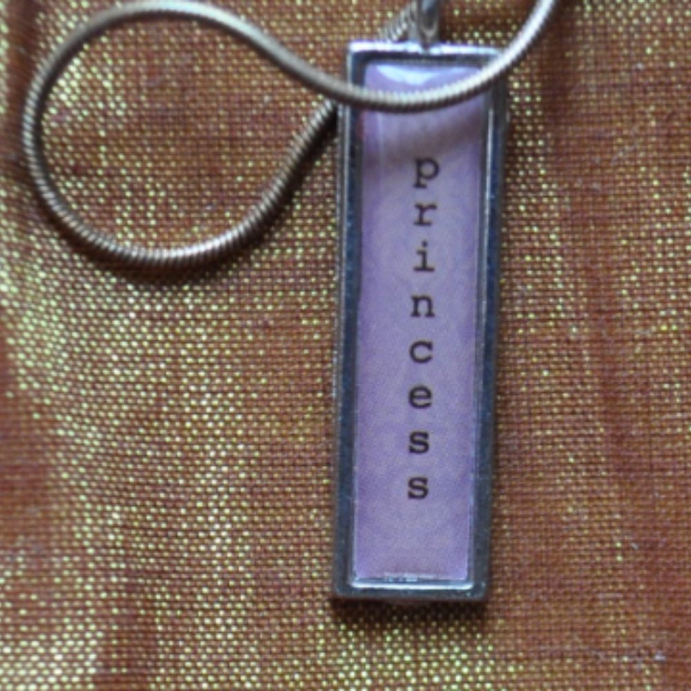 3 for $50 - princess pendant with 925 silver necklace (3201)